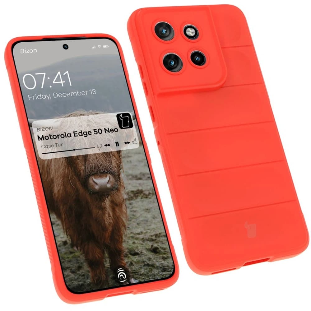 Bizon Case Tur Motorola Edge 50 Neo red - 1