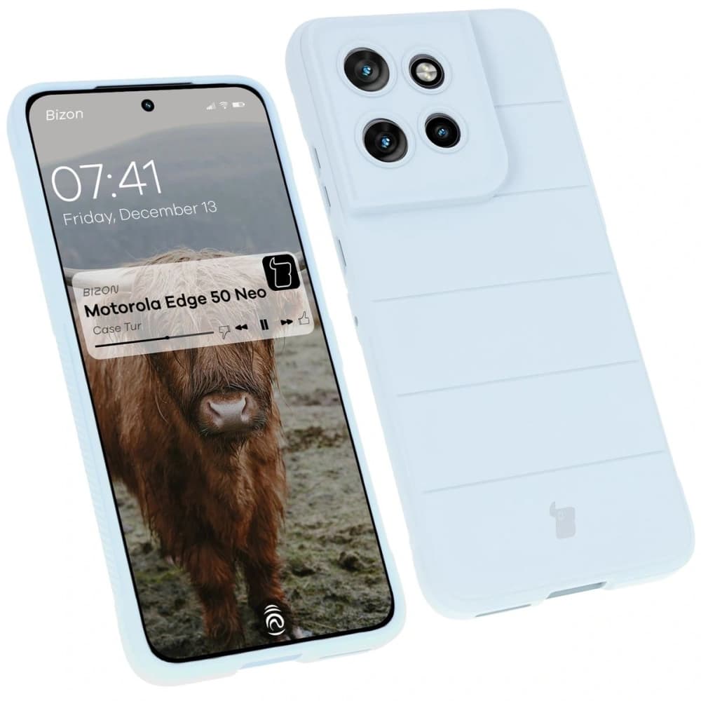 Bizon Case Tur Motorola Edge 50 Neo light blue - 1