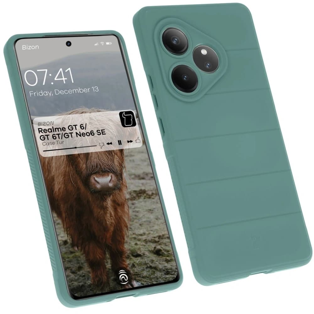 Bizon Case Tur Realme GT 6 / GT 6T / GT Neo6 SE dark green - 1
