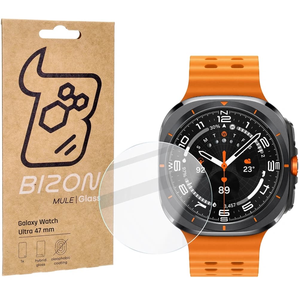 Bizon Glas Uhr Mule Samsung Galaxy Uhr Ultra 47 mm - 1