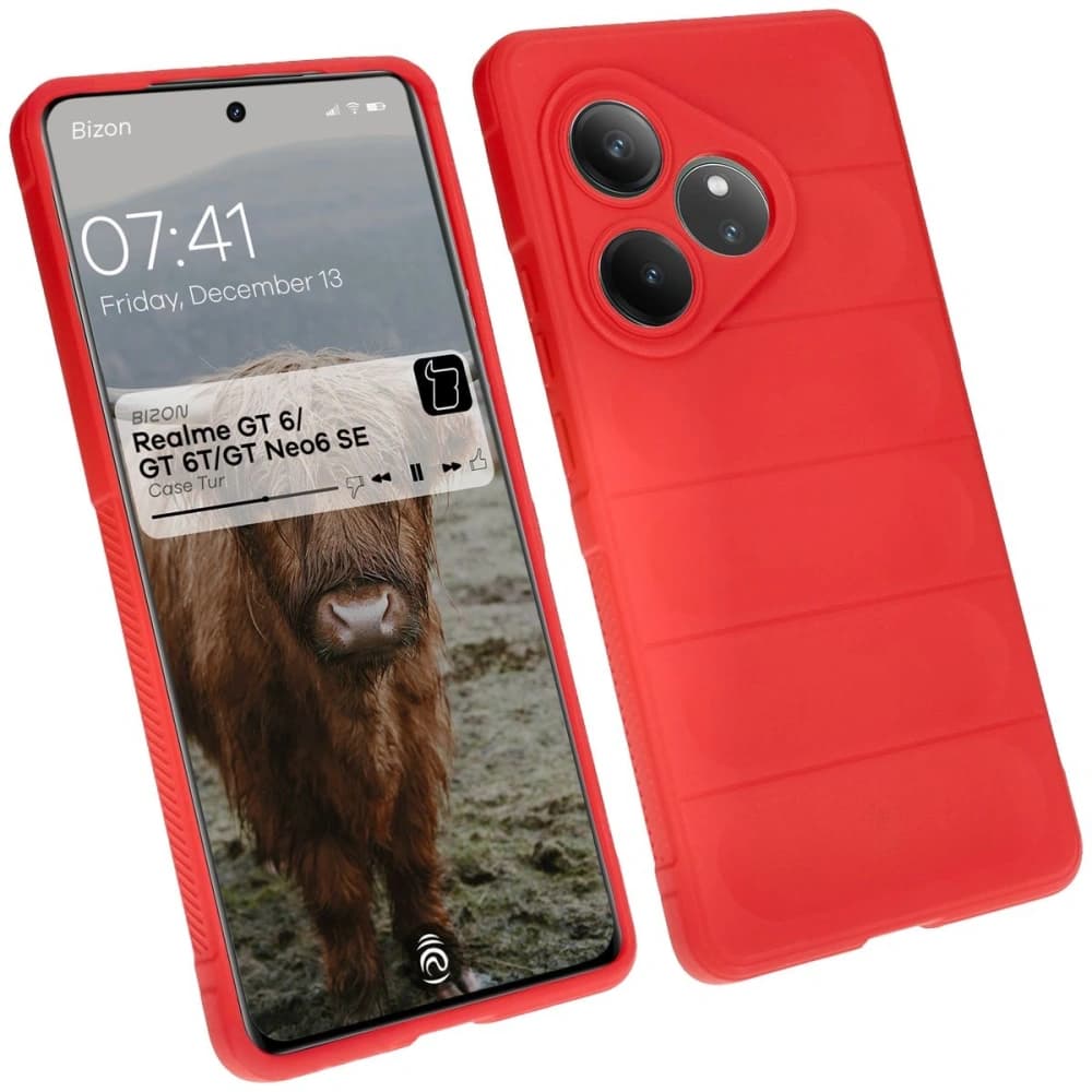 Bizon Case Tur Realme GT 6 / GT 6T / GT Neo6 SE red - 1