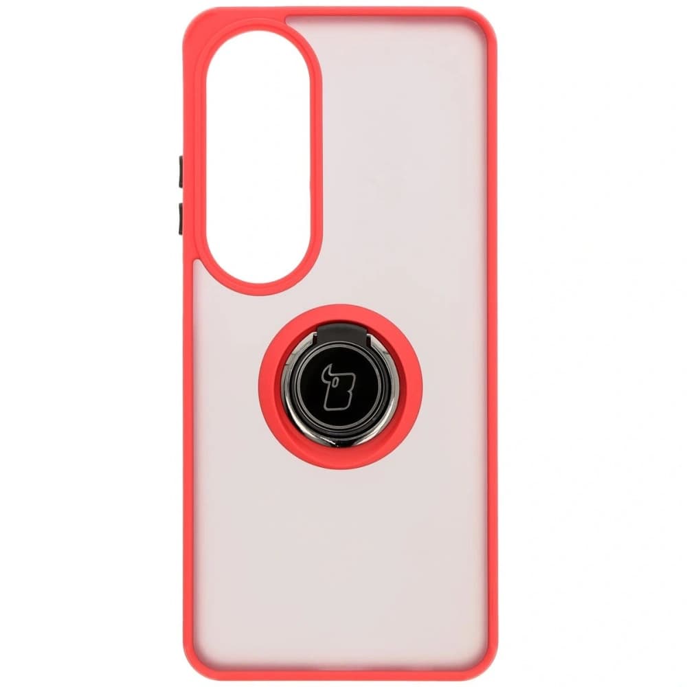 Bizon Case Hybrid Ring Oppo A60 4G smoky with a red frame - 2