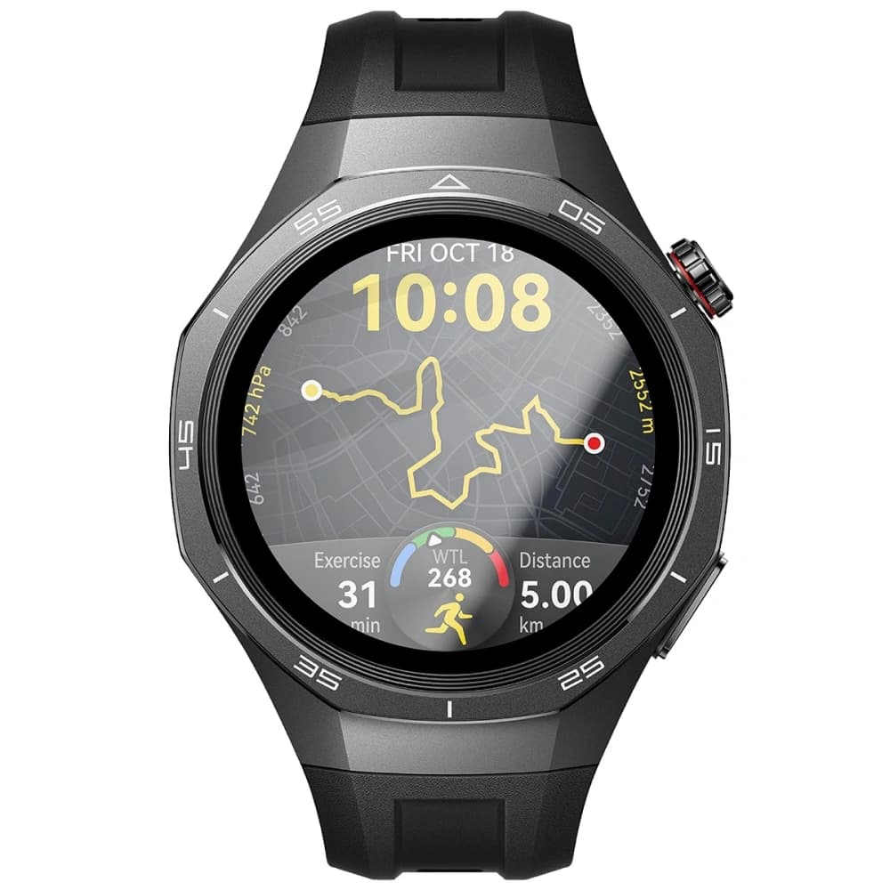 Bizon Glas Uhr Edge Hybrid Huawei Uhr GT 5 Pro 46 mm schwarz - 2