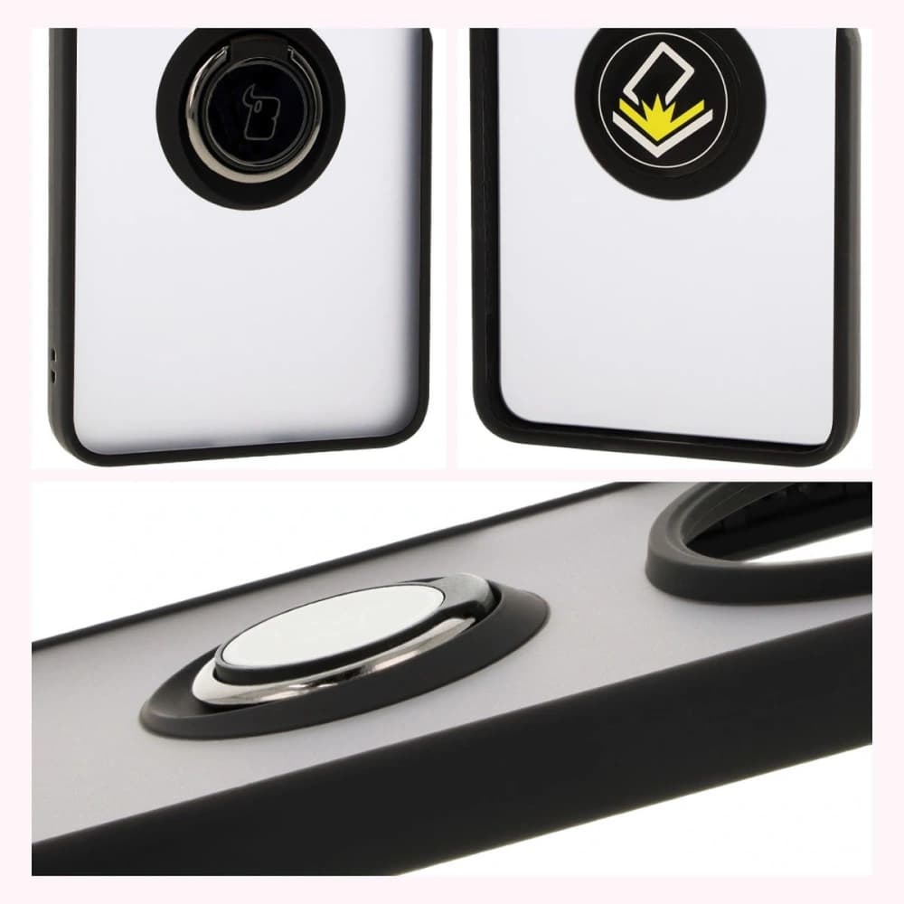 Bizon Case Hybrid Ring Xiaomi Redmi 14C 4G / POCO C75 smoky with a black frame - 4