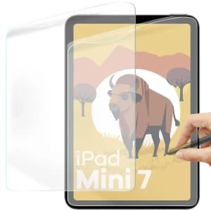 Folia imitująca papier Bizon Film Tab Papirus do iPad Mini 7 gen. 2024 / iPad Mini 6 gen. 2021 [2 PACK]