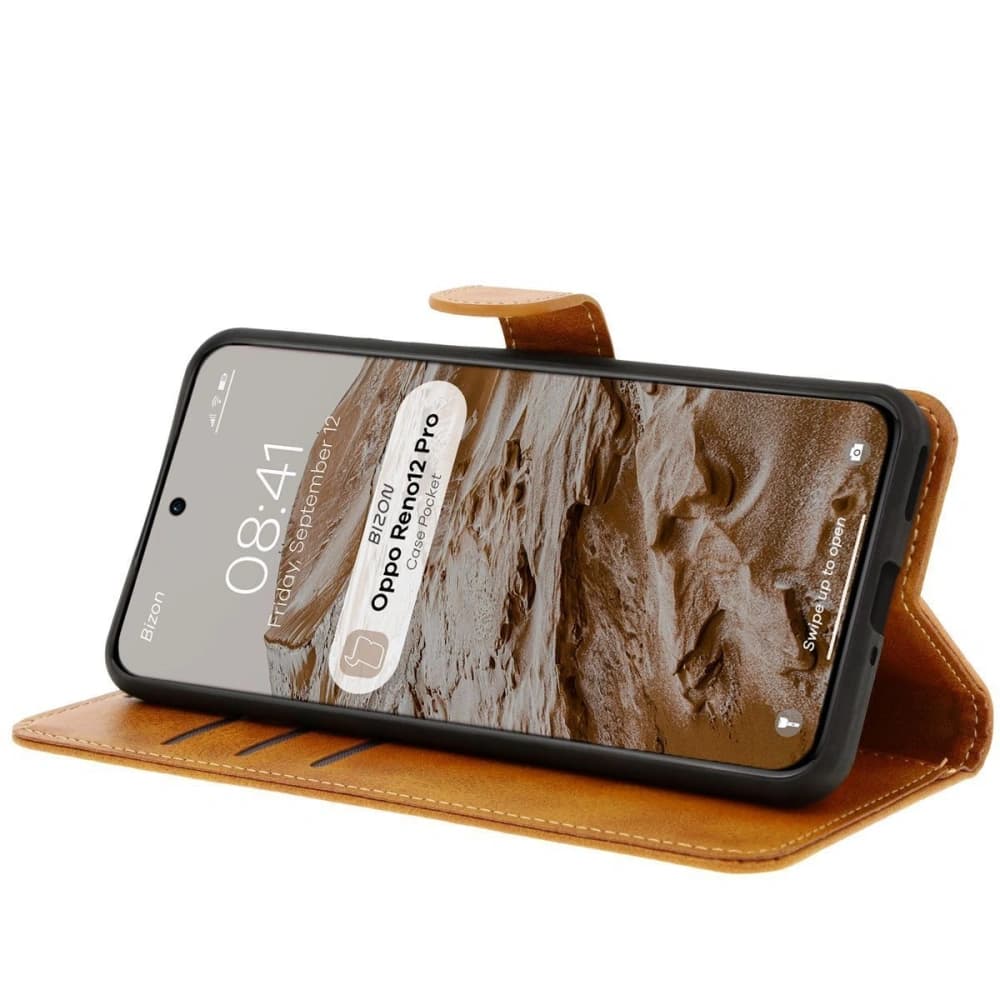 Bizon Case Tasche Oppo Reno 12 Pro braun - 5