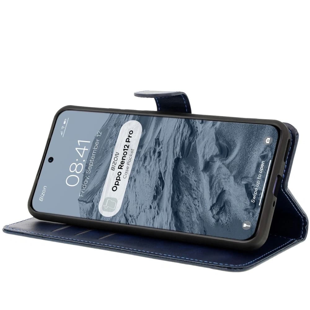 Bizon Case Pocket Oppo Reno 12 Pro navy blue - 5