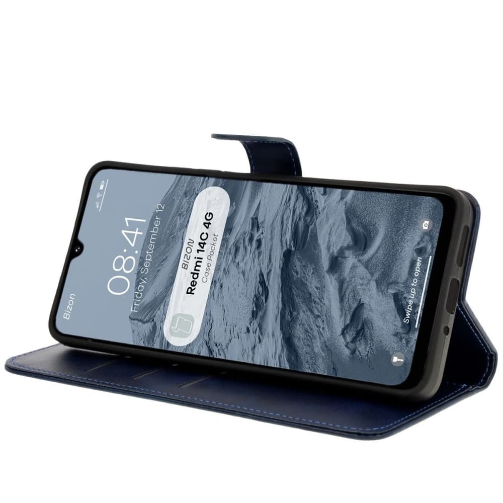 Bizon Case Pocket Xiaomi Redmi 14C 4G marineblau - 5