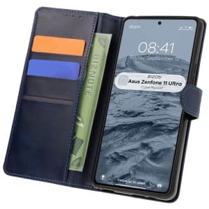 Bizon Case Pocket Asus Zenfone 11 Ultra navy blue