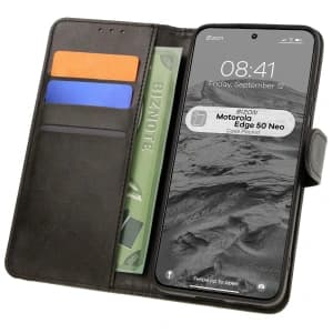 Bizon Case Pocket Motorola Edge 50 Neo black