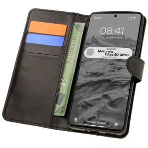 Bizon Case Tasche Motorola Edge 50 Ultra schwarz