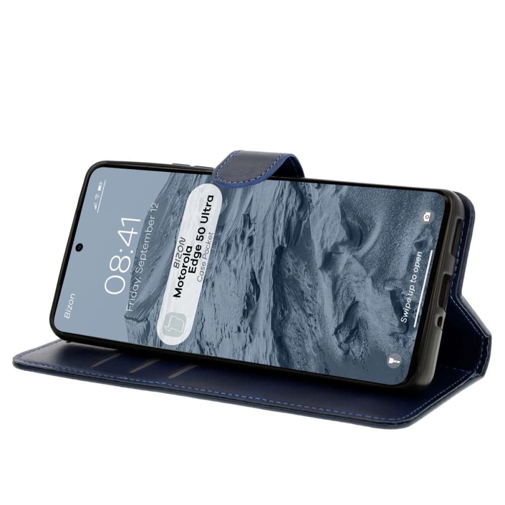 Bizon Case Pocket Motorola Edge 50 Ultra marineblau - 5