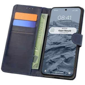 Bizon Case Pocket Oppo Reno 12 navy blue