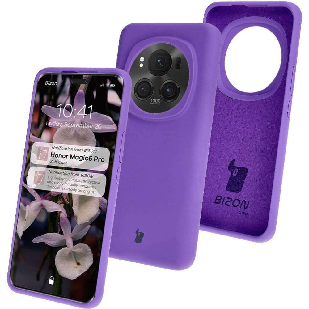 Bizon Soft Case Honor Magic6 Pro purple - 1