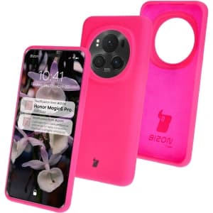 Bizon Soft Case Honor Magic6 Pro neon pink