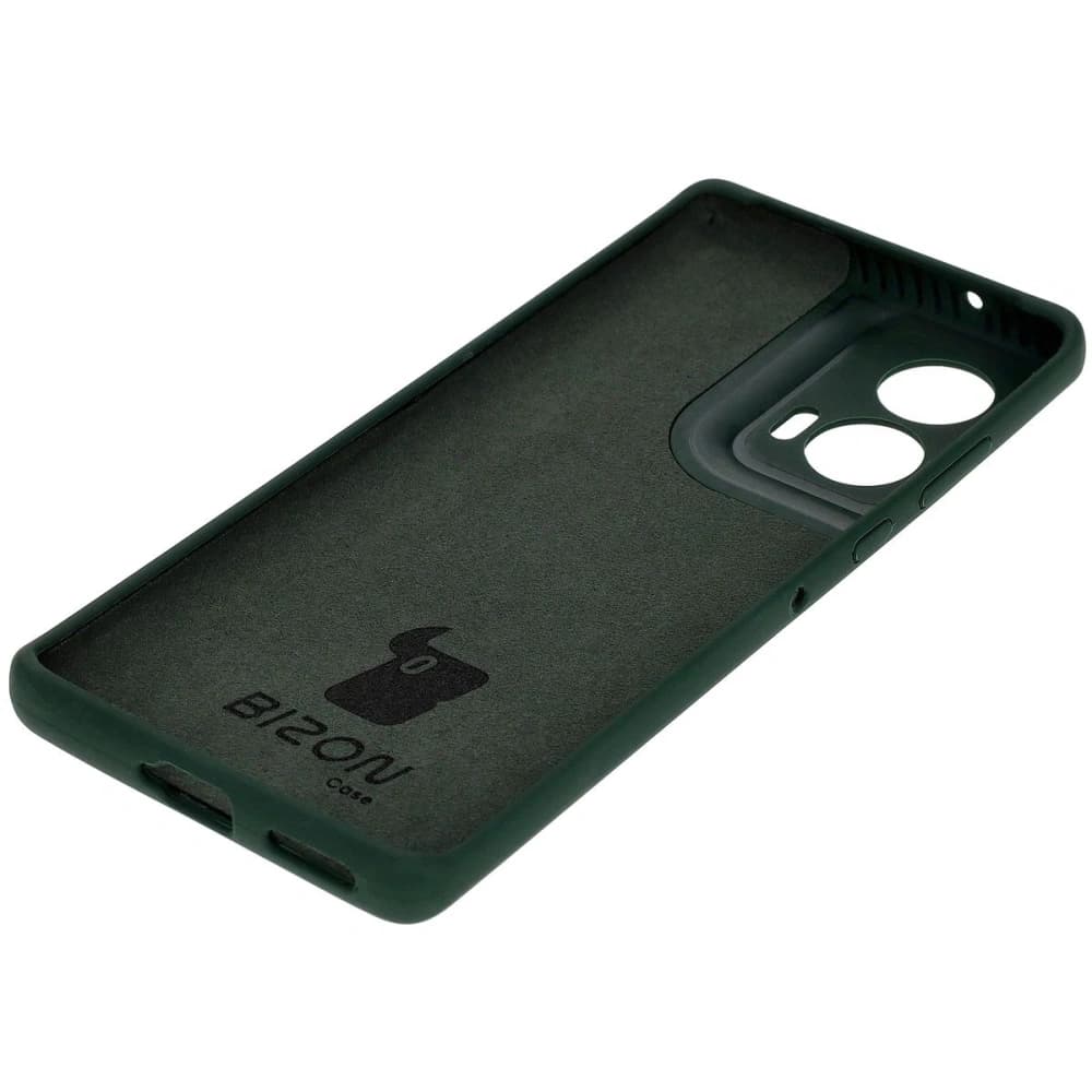 Bizon Soft Case Motorola Edge 50 Fusion dunkelgrün - 4