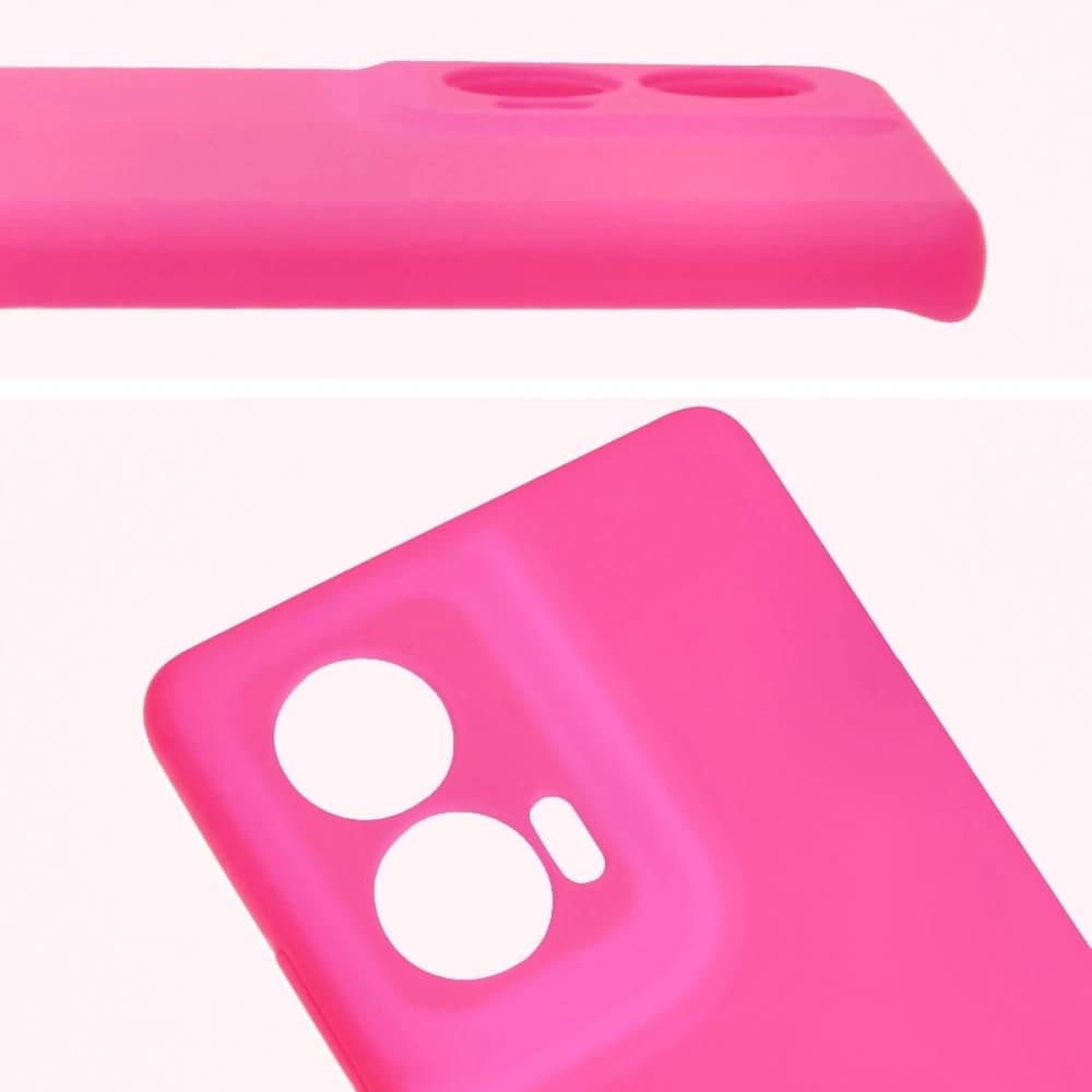 Bizon Soft Case Motorola Edge 50 Fusion neongrün rosa - 5