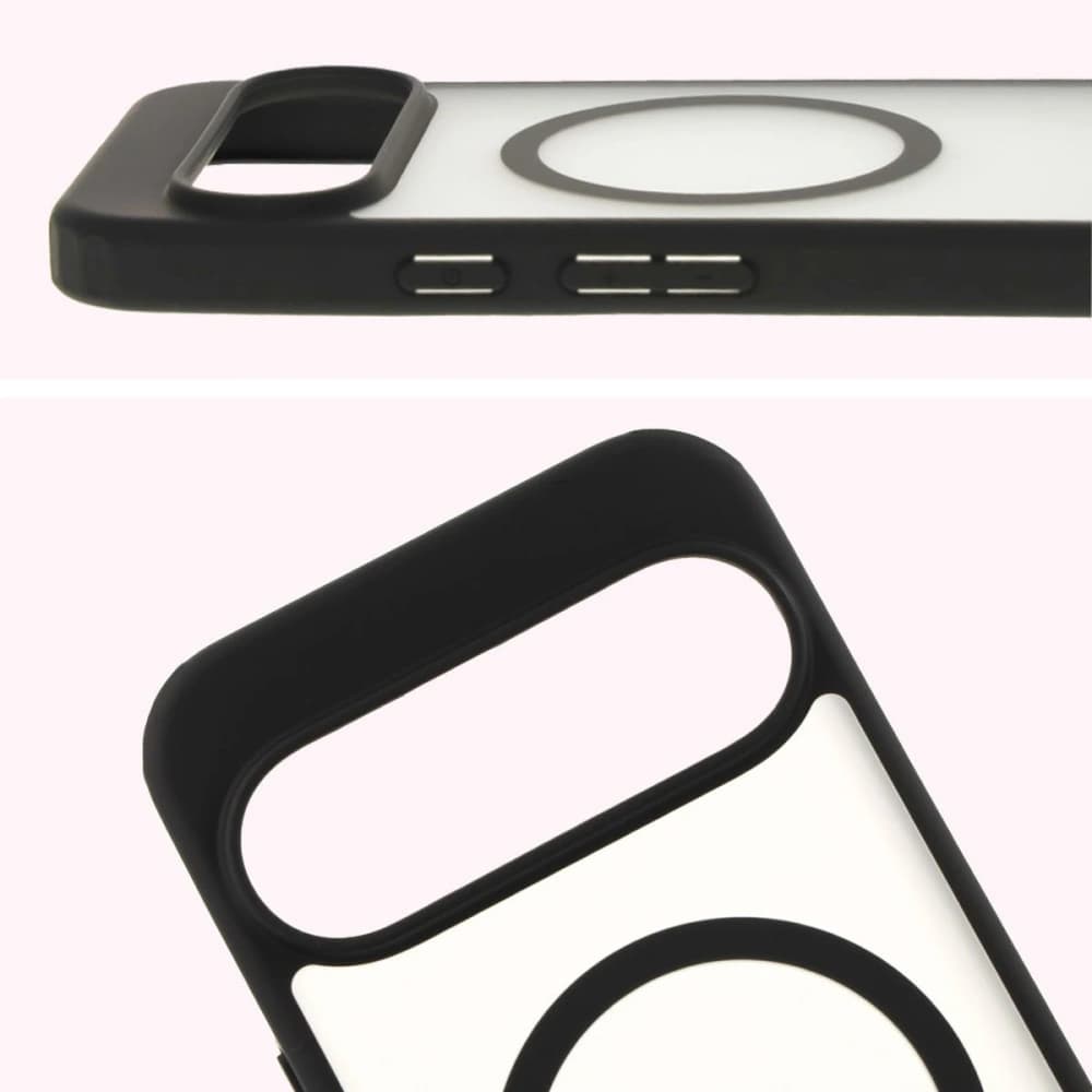 Bizon Case MatteO Google Pixel 9/9 Pro transparent with black frame - 4