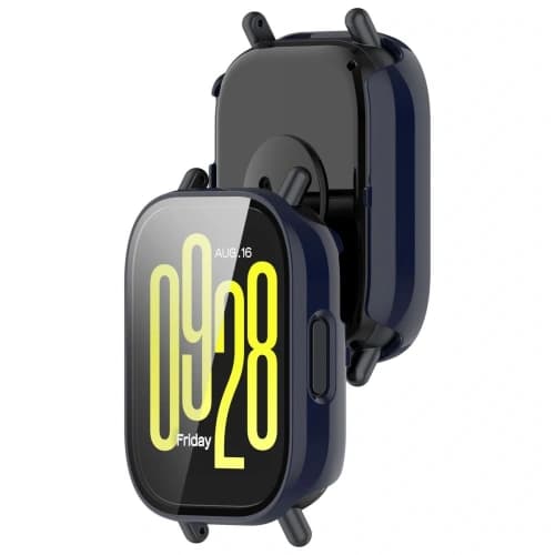 Bizon Case+Glass Uhr Xiaomi Redmi Watch 5 Active blau