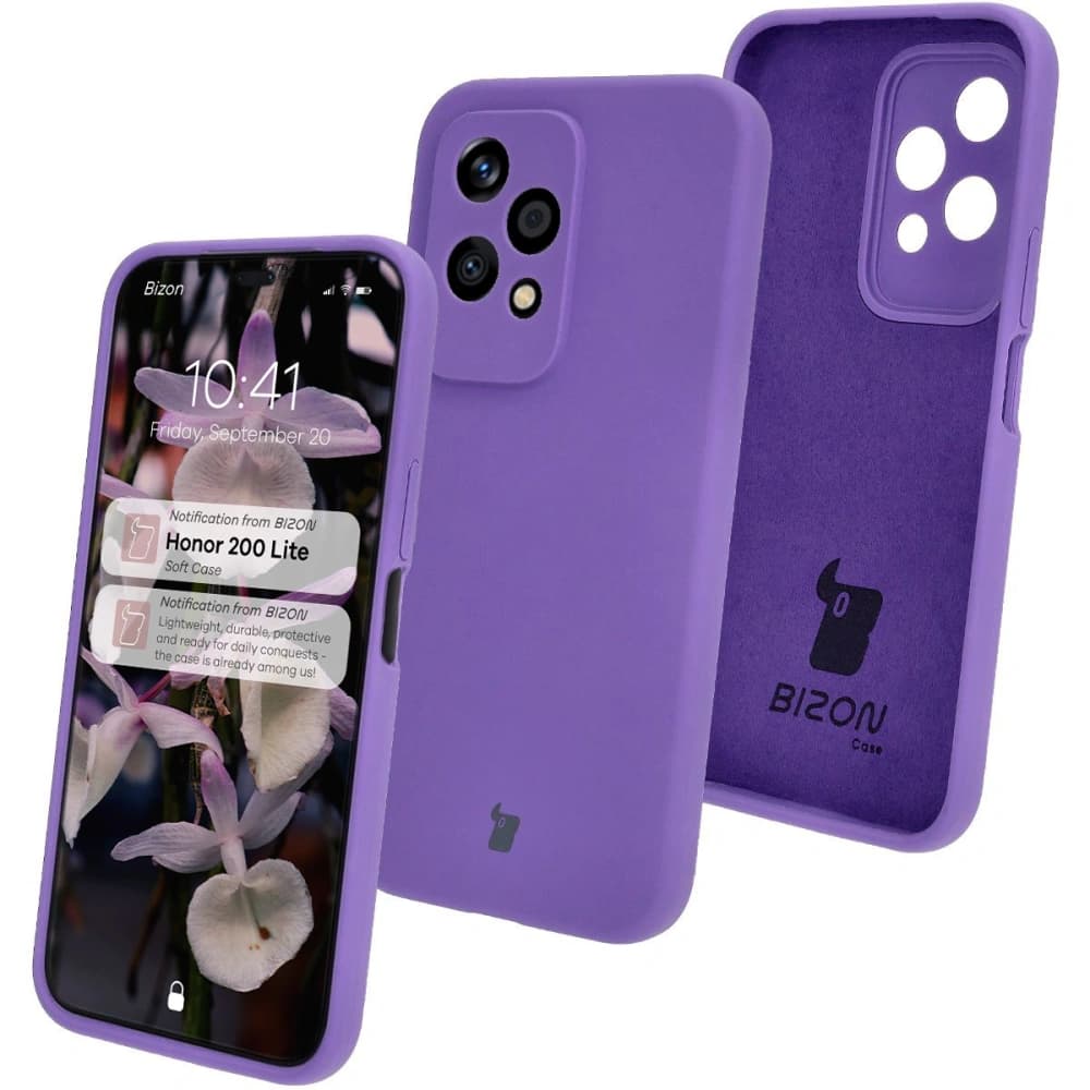 Bizon Soft Case Honor 200 Lite lila - 1