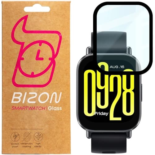 Bizon Glass Watch Edge Hybrid Xiaomi Redmi Watch 5 Active schwarz