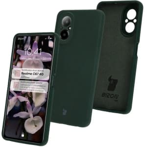 Bizon Soft Case Realme C67 4G dunkelgrün