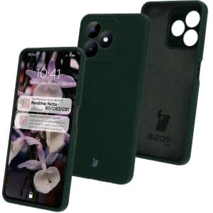 Bizon Soft Case Realme Note 50 / Realme C53 / C51 dark green
