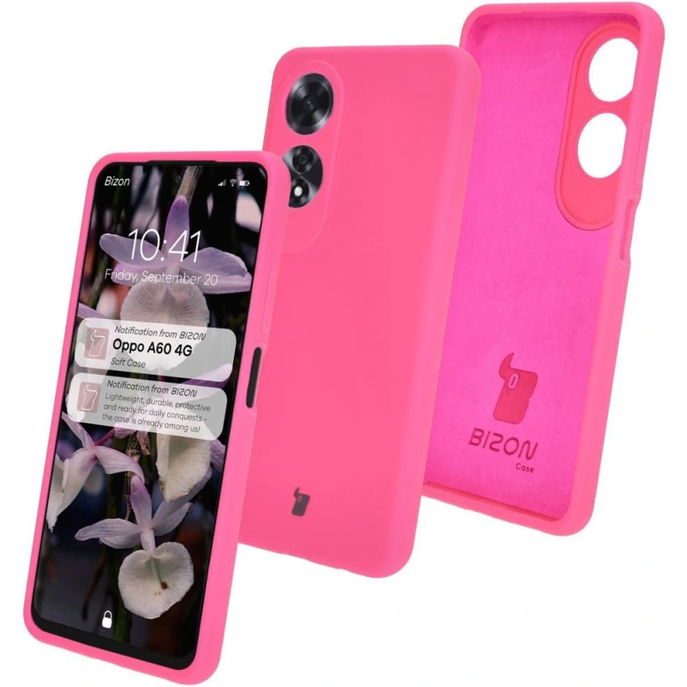 Bizon Soft Case Oppo A60 4G neonpink - 1