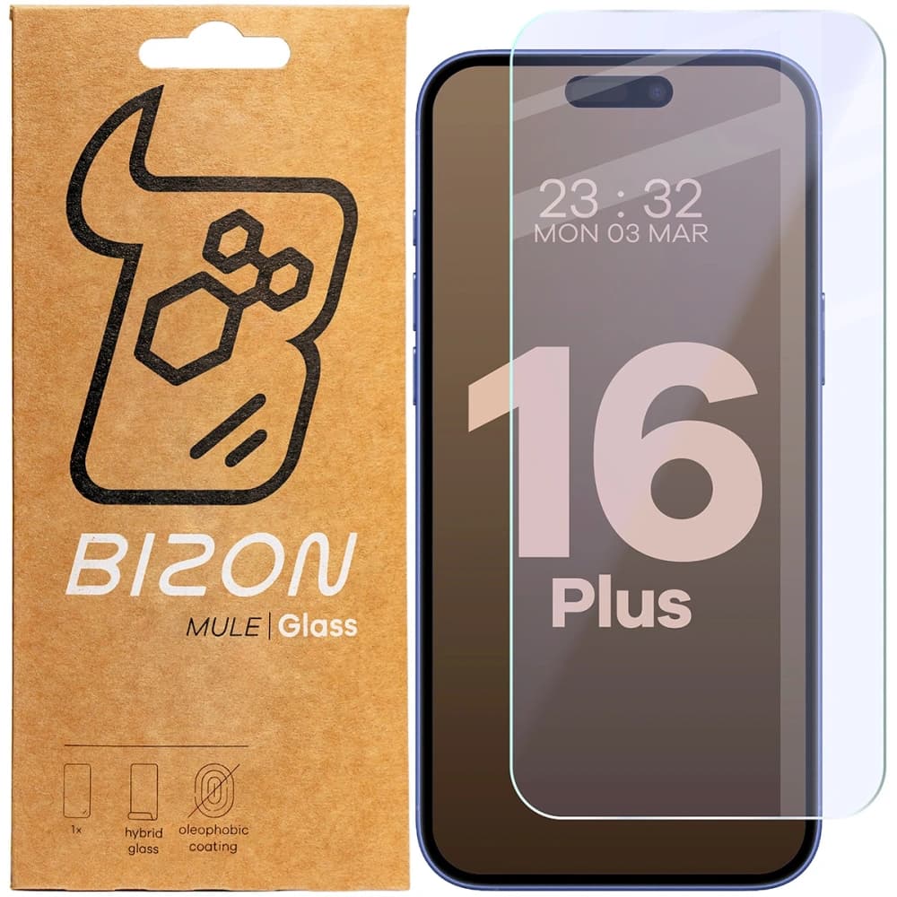 Bizon Glass Mule Apple iPhone 16 Plus - 1