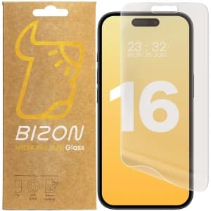 Bizon Glas Hydrogel Sonne Apple iPhone 16 [2 PACK]
