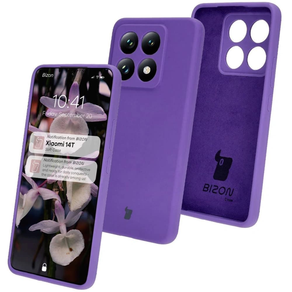 Bizon Soft Case Xiaomi Redmi 14C 4G / Poco C75 lila - 1