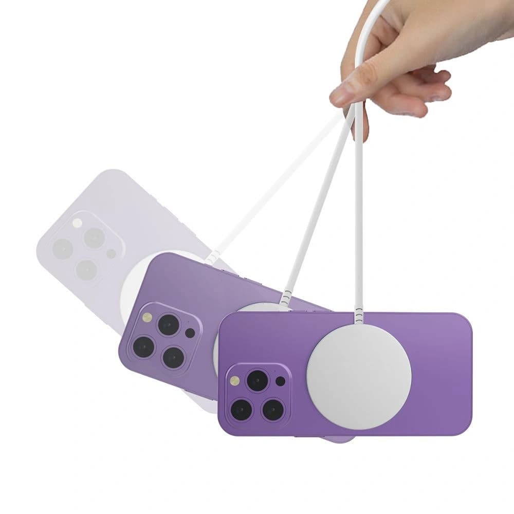 Tech-Protect QI15W-A44 Magnetic MagSafe Wireless Charger White - 4