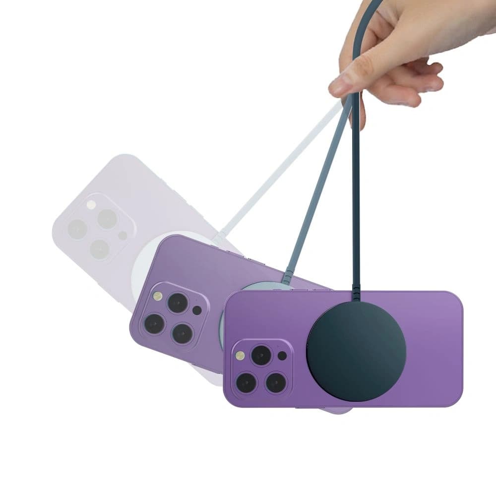 Tech-Protect QI15W-A44 Magnetic MagSafe Wireless Charger Marineblau - 4