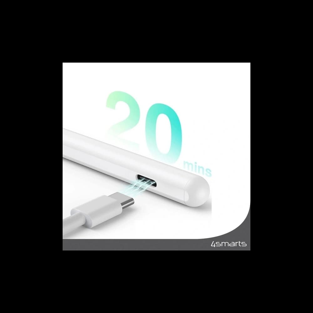 4smarts Aktiver Stylus Stift Bleistift Pro 3 weiß - 5