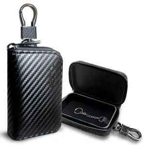 Tech-Protect KLR300 faraday cage Pouch Keyless RFID Signal Blocker Case Carbon