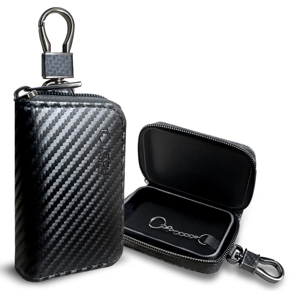 Tech-Protect KLR300 Faraday-Tasche Schlüsseloser RFID-Signalblocker-Hülle Carbon - 1