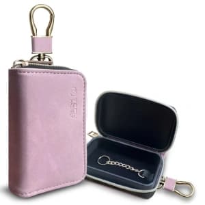 Tech-Protect KLR300 faraday cage Pouch Keyless RFID Signal Blocker Case Baby Pink