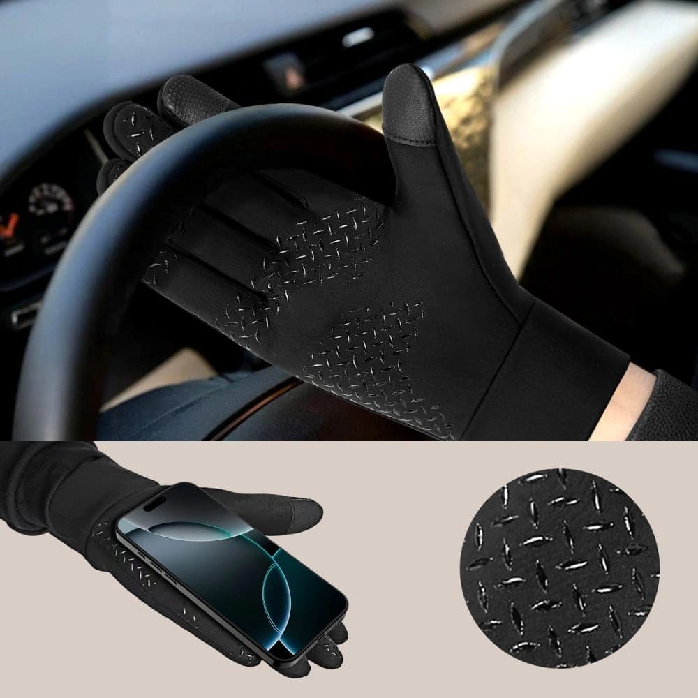 Tech-Protect WG01 Winter Touchscreen Gloves L Black - 3