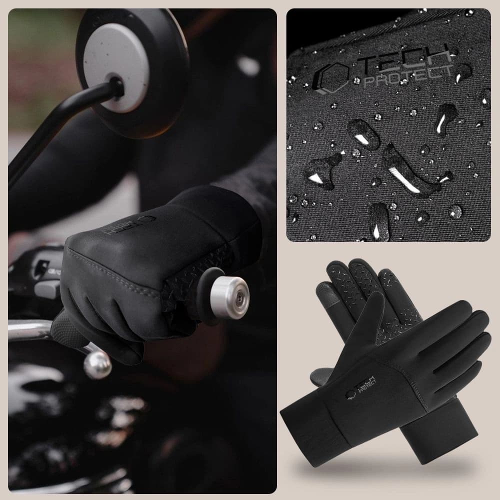 Tech-Protect WG01 Winter Touchscreen Gloves L Black - 5