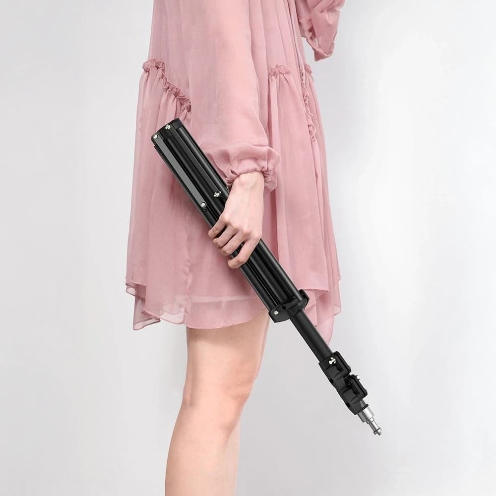 Baseus CRZB12-B01-2 Metallstativ 1/4 Zoll Schraube für Licht / Kamera / Actionkamera / Halterung schwarz - 3