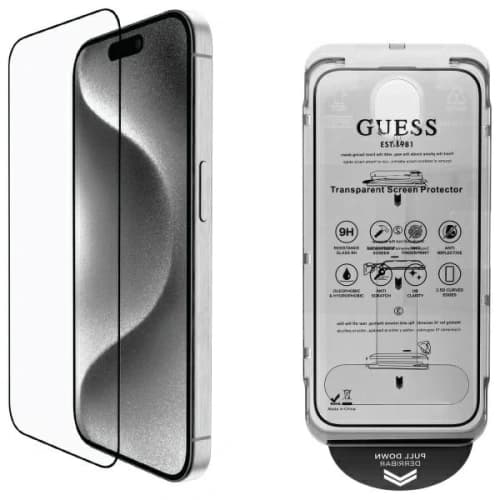 Guess GUTGP16XBOKGCIT Apple iPhone 16 Pro Max Screen Protector 2.5D Outline