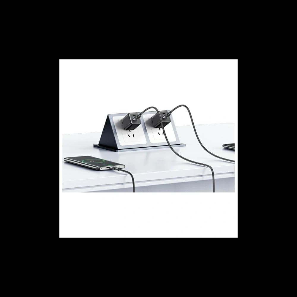 USAMS US-SJ718 Kabel USB-A / USB-C 3A 1.2m Aluminiumlegierung Datenkabel SY-Serie - 5