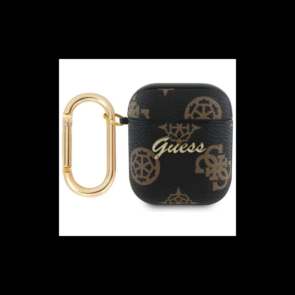 Etui Guess GUA2PG4GPK Apple AirPods 1/2 cover 4G Hook czarny/black - 1