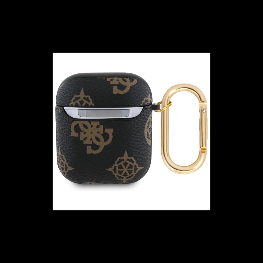 Etui Guess GUA2PG4GPK Apple AirPods 1/2 cover 4G Hook czarny/black - 2