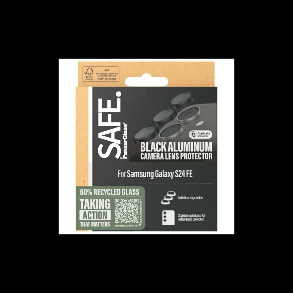 SAFE von PanzerGlass Samsung Galaxy S24 FE Linsenprotektor czarny/schwarz - 4
