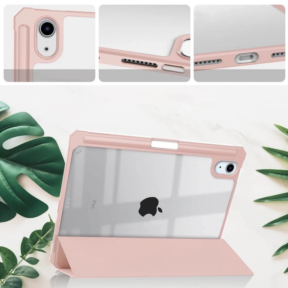 Bizon Case Tab Clear Matt Apple iPad mini 2021 6 gen / iPad mini 8.3" 2024 7 gen rose gold - 3
