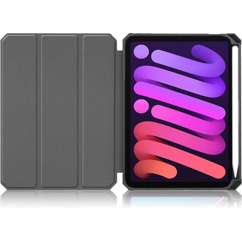 Bizon Case Tab Lizard Apple iPad mini 2021 6 gen / iPad mini 8.3" 2024 7 gen black - 8