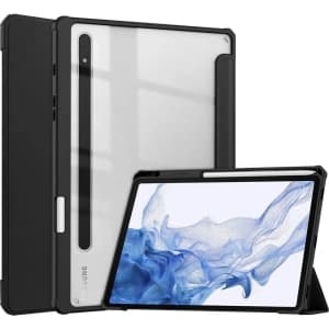 Bizon Case Tab Clear Matt Samsung Galaxy Tab S8 / S7 black