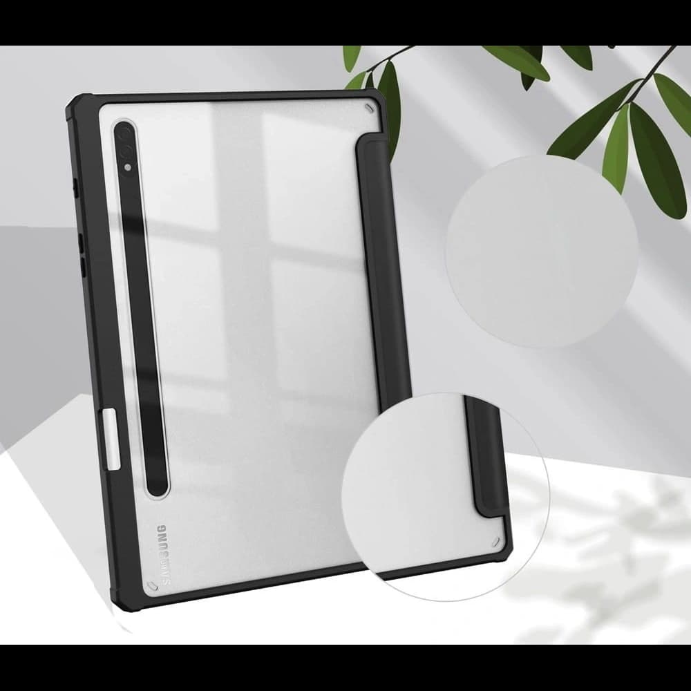 Bizon Case Tab Clear Matt Samsung Galaxy Tab S8 / S7 black - 7