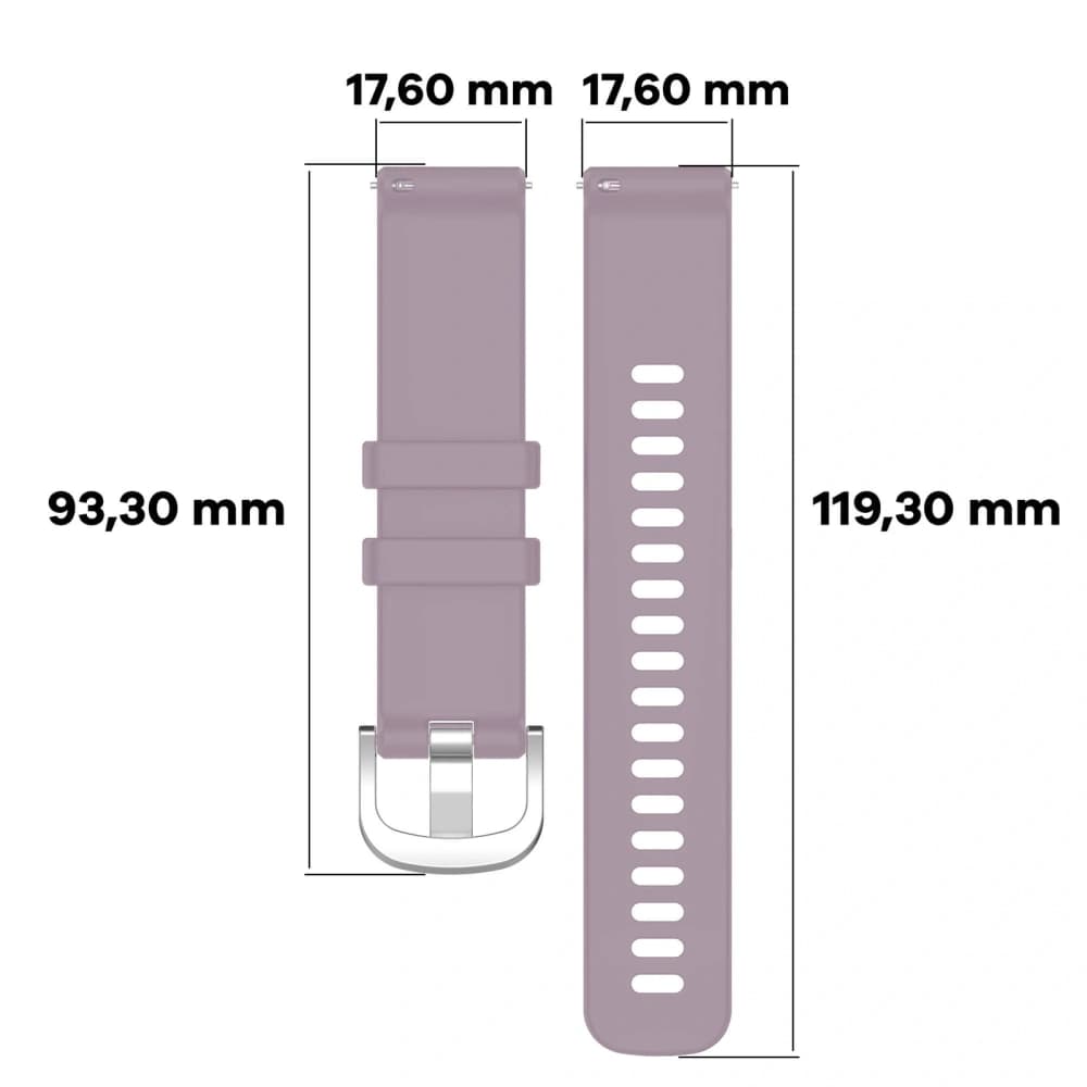 Bizon Strap Uhr Silikon Pro Huawei Uhr GT 5 Pro 42mm/GT 5 41mm/GT 4 41mm helllila - 2